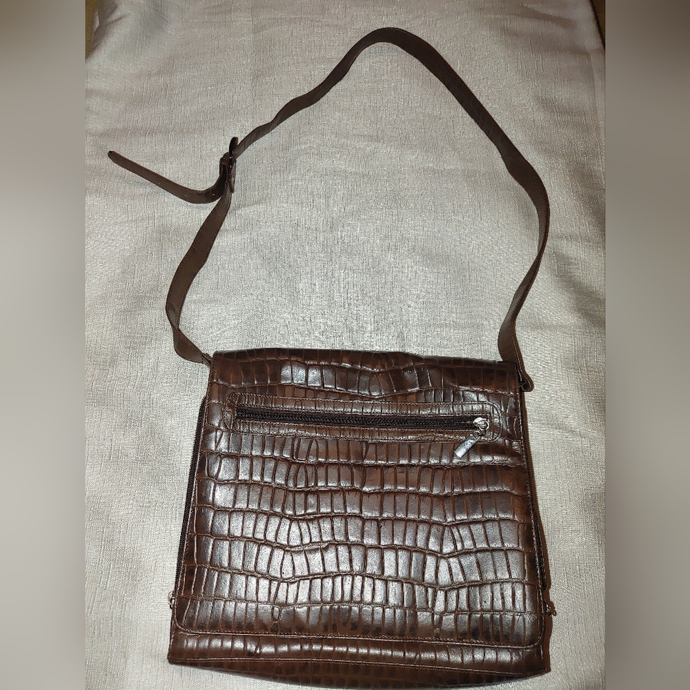 Wilsons leather Brown messenger bag
